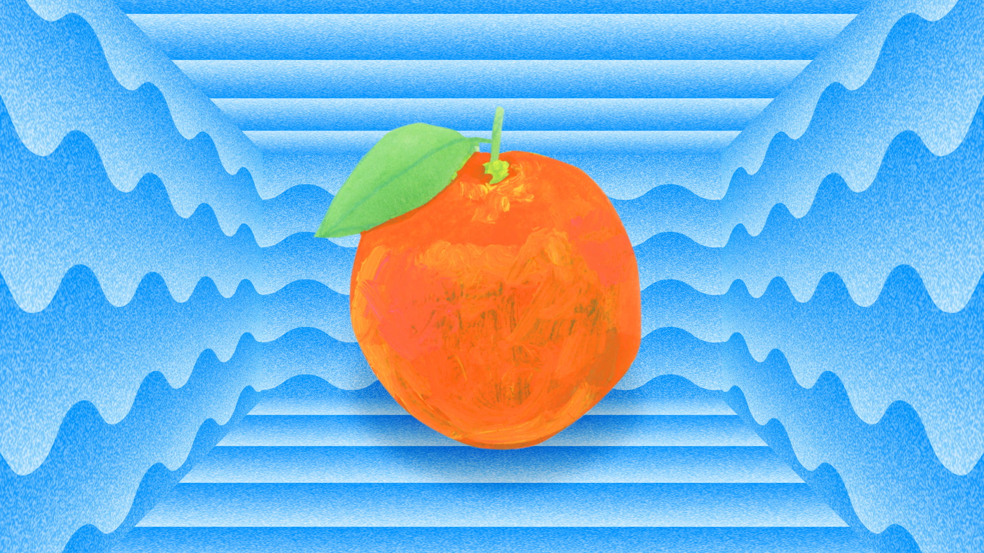 NHKみんなのうた「オレンジマーチ 」のアニメーションを制作しました